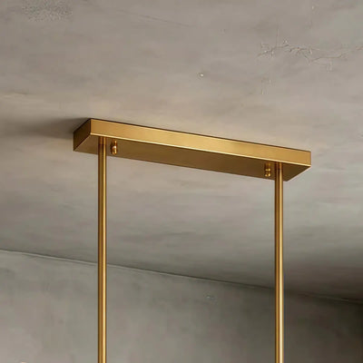 Excelis Luxury Chandelier -- Hand-Blown Glass & Metal for Living Room / Foyer Details