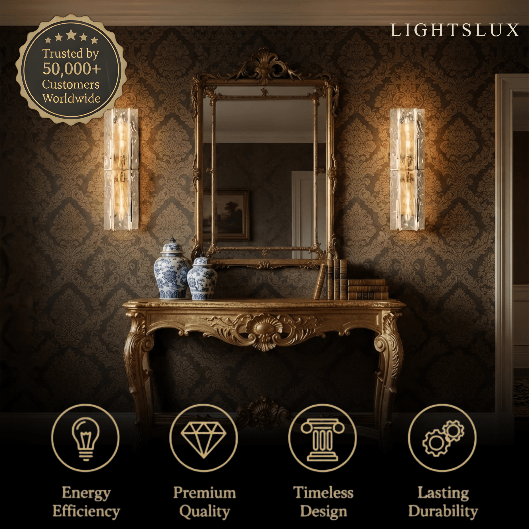 Vetro Elegant Postmodern Glass Wall Sconce