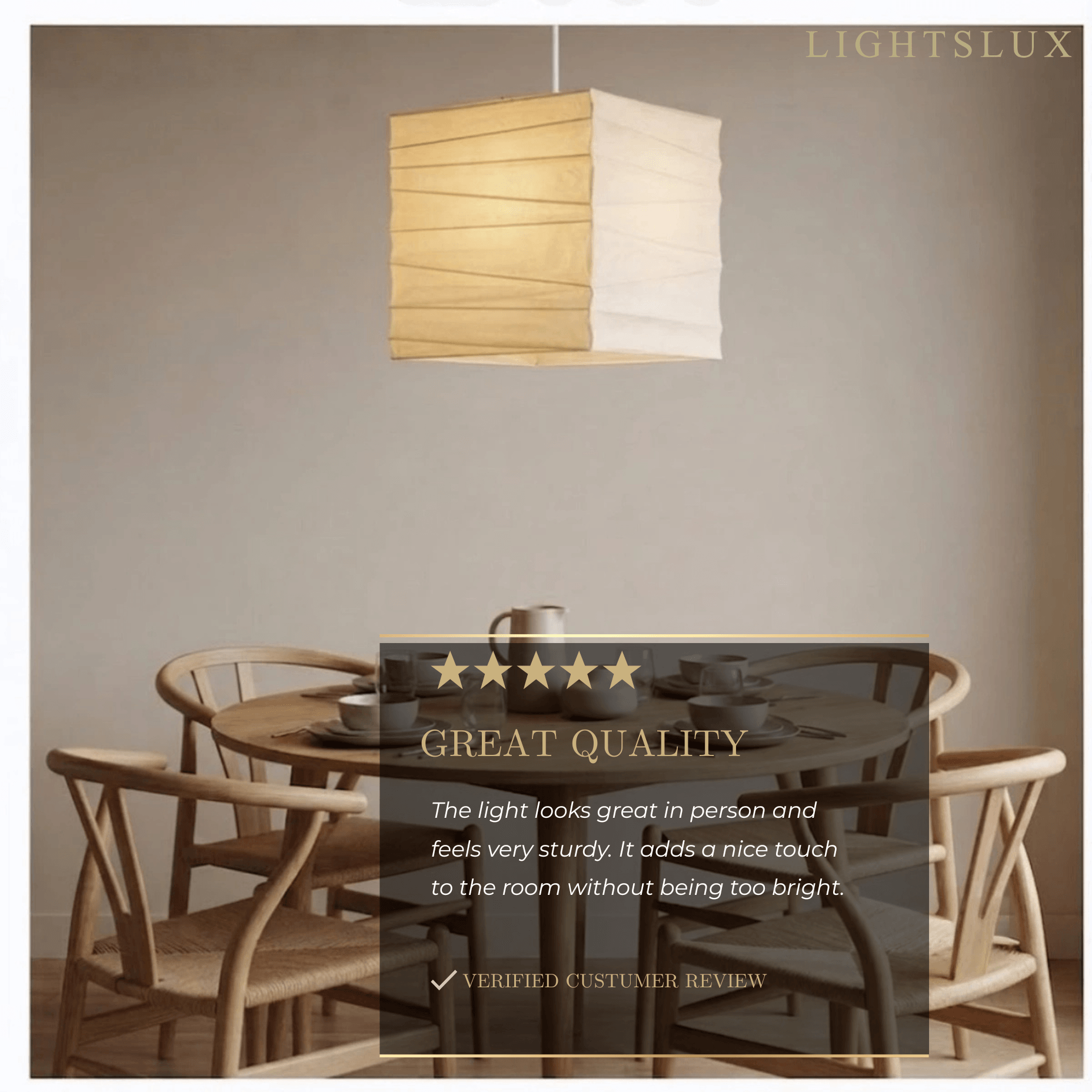 Zenno Wabi-sabi Linen Fabric Lantern Light For  Study