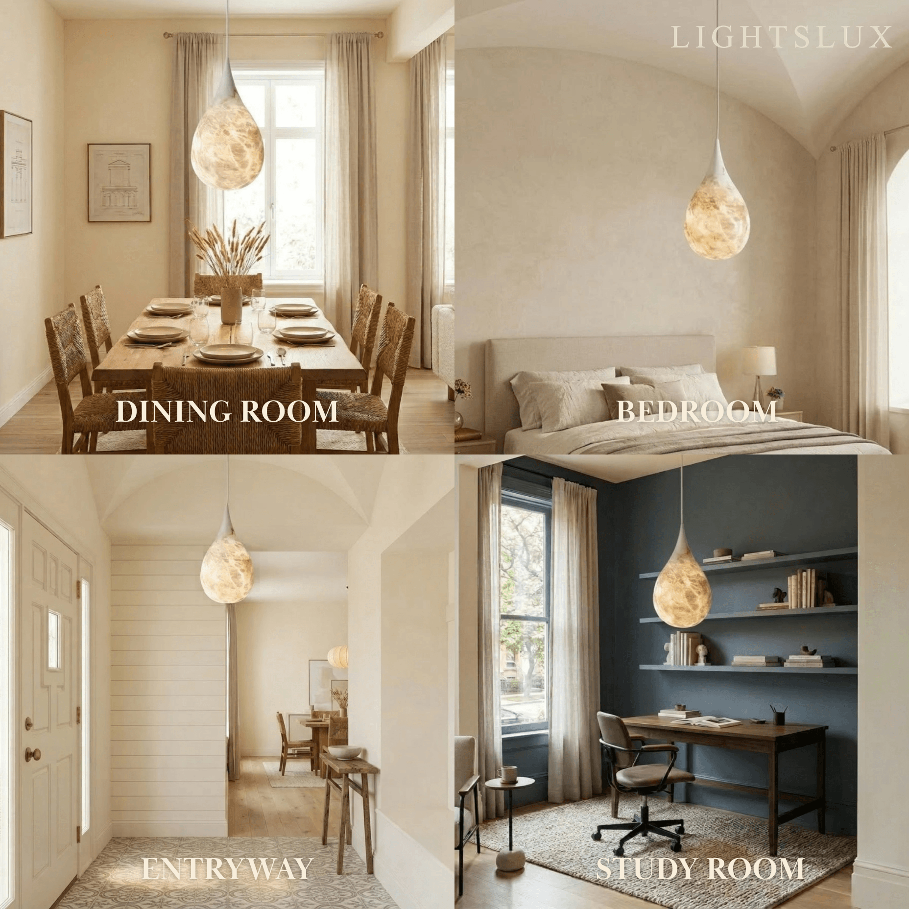 Excelis Light—Natural Translucent For Dining & Bedroom