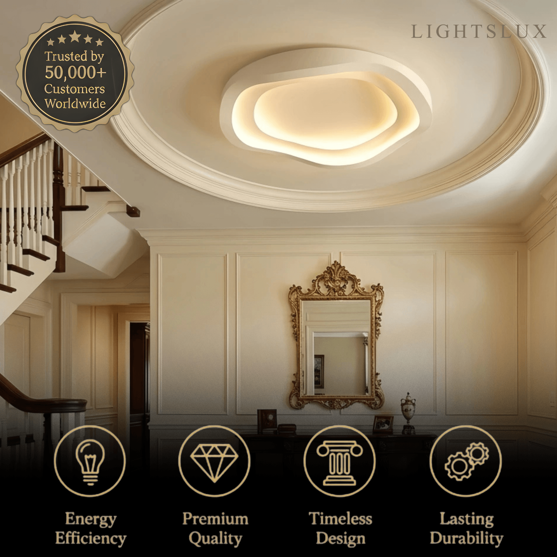 Velora Minimalist Cloud Multi-shape Ceiling Lamp——Cozy for Bedroom 