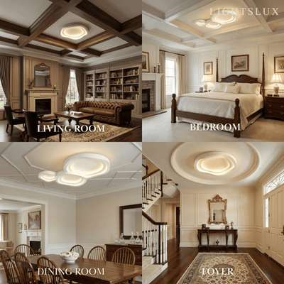 Cloud Multi-shape Ceiling Lamp——Cozy for Bedroom & Living Room1