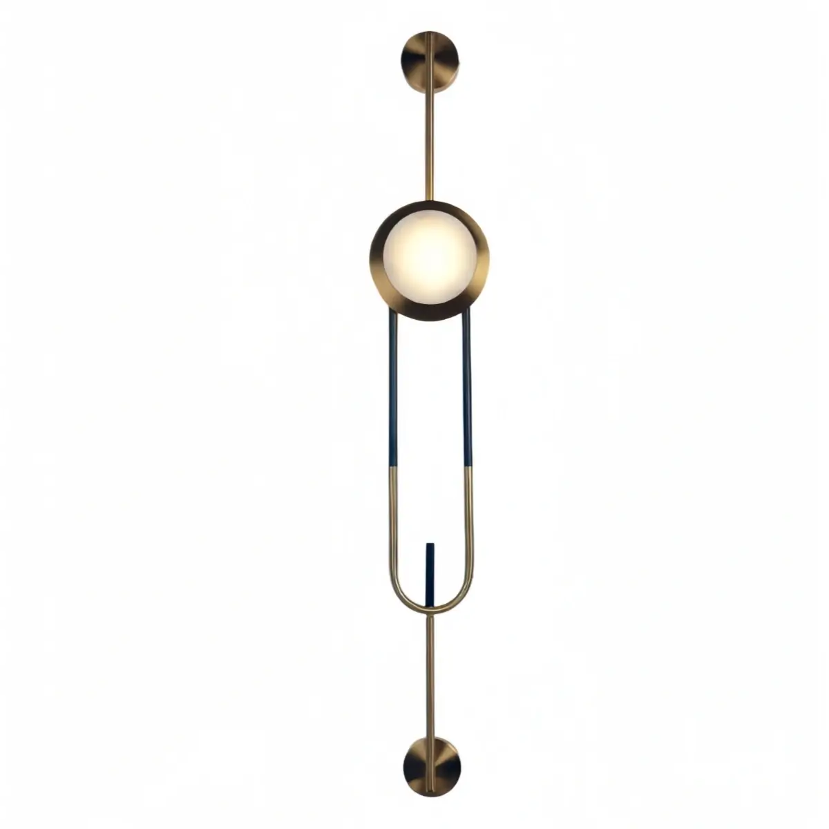 Irondale Industrial Pendant Wall Lamp -- Metal Black Brass for Bedroom Living Room Dining Room