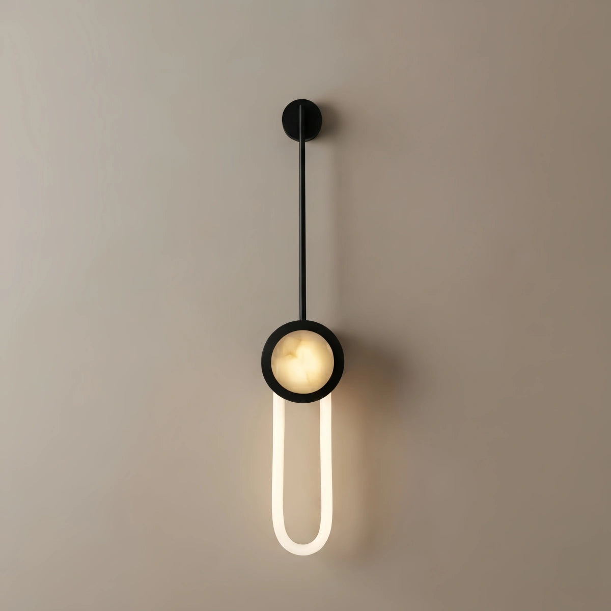 Irondale Industrial Pendant Wall Lamp -- Metal Black Brass for Bedroom Living Room Dining Room