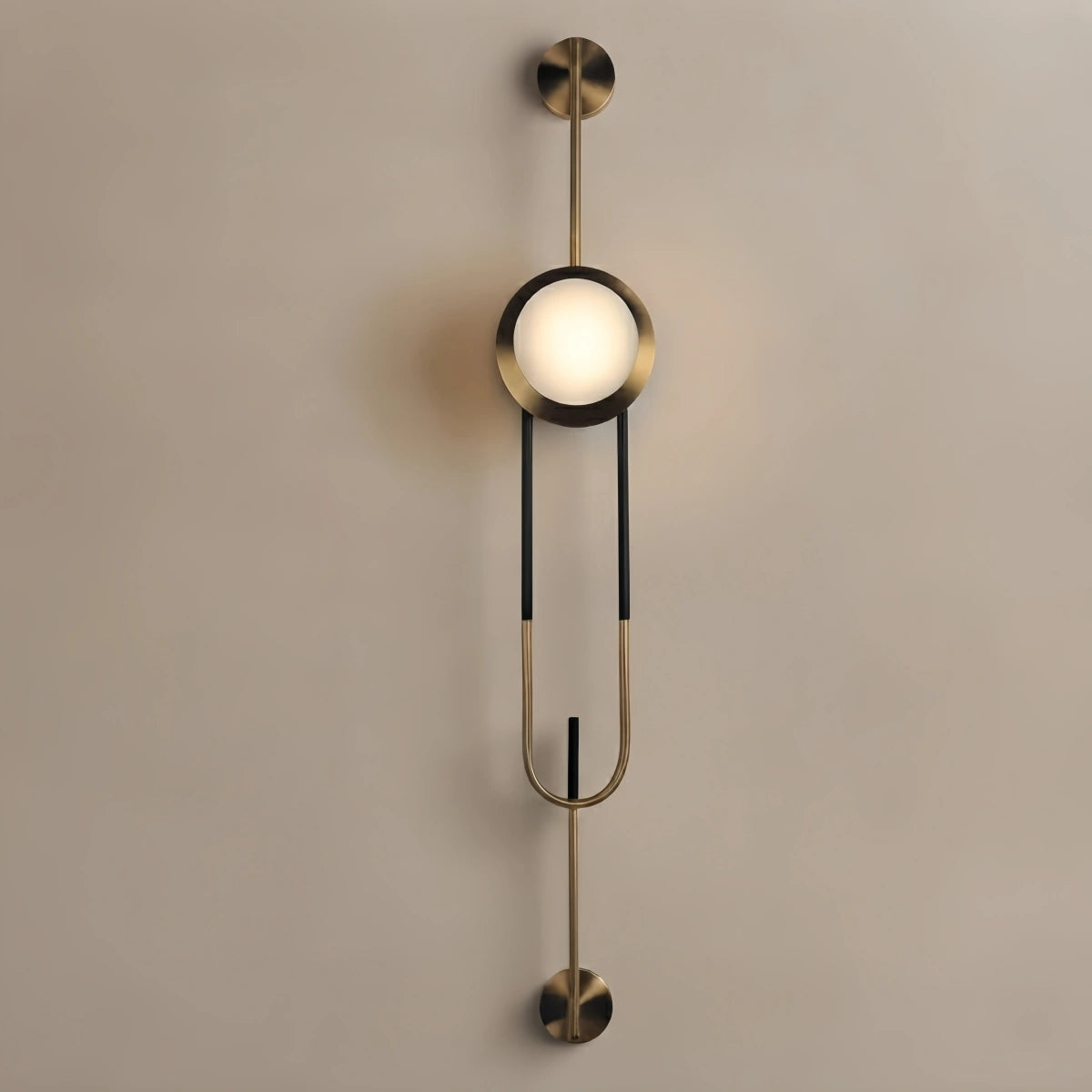 Industrial Pendant Wall Lamp -- Metal Black Brass for Bedroom Living Room Dining Room