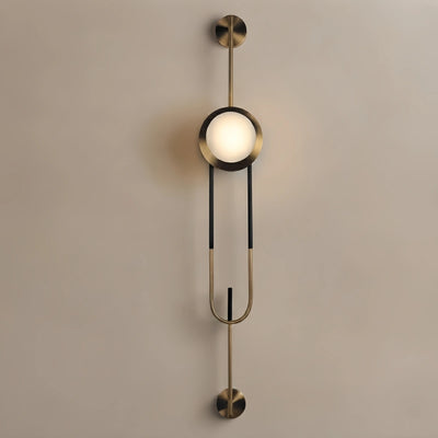 Industrial Pendant Wall Lamp -- Metal Black Brass for Bedroom Living Room Dining Room