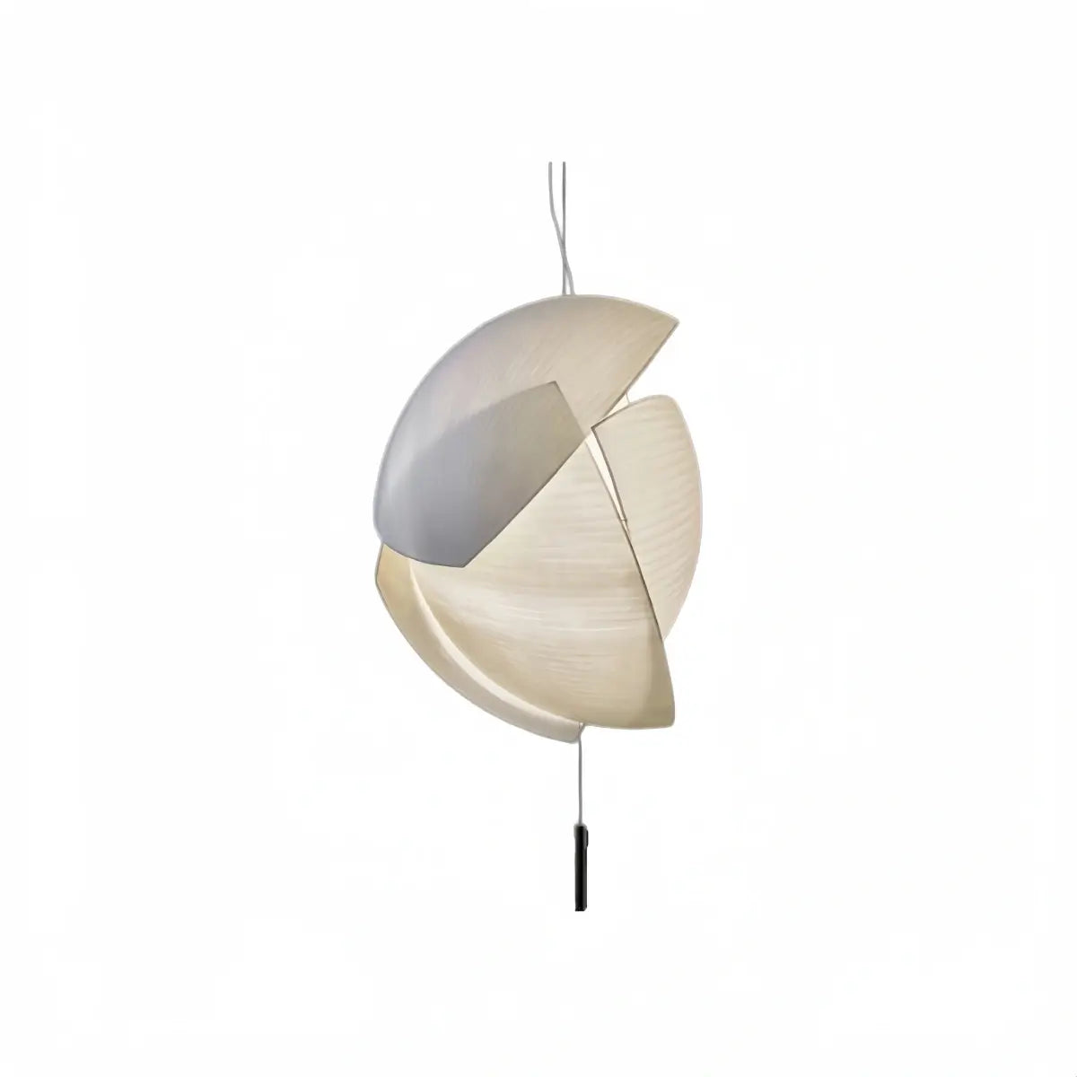 Zenno Wabi-sabi Fabric Pendant Light -- Fabric & Metal for Living Room