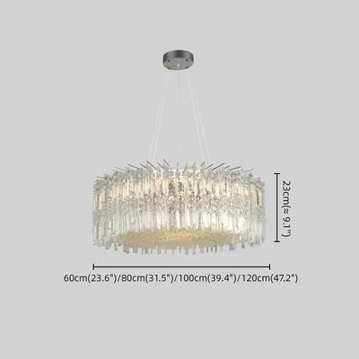 Excelis Luxury Crystal Chandelier --Clear for Study Room