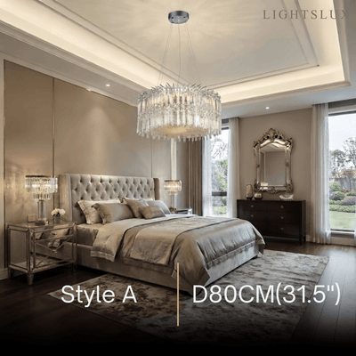 Excelis  Crystal Chandelier --Clear for Bedroom