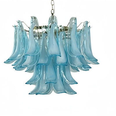 Excelis Glass Pendant Light -- Blue Transparent for Living Room