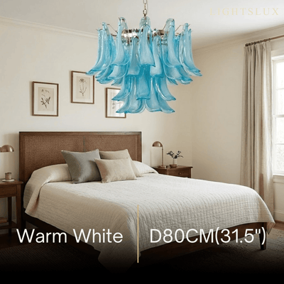 Glass_Pendant_Light_--_Blue_Transparent_for_Living_Room