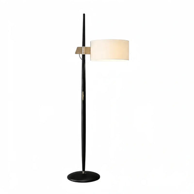 Velora Minimalist Wood Floor Lamp -- Cylindrical for Reading Corner