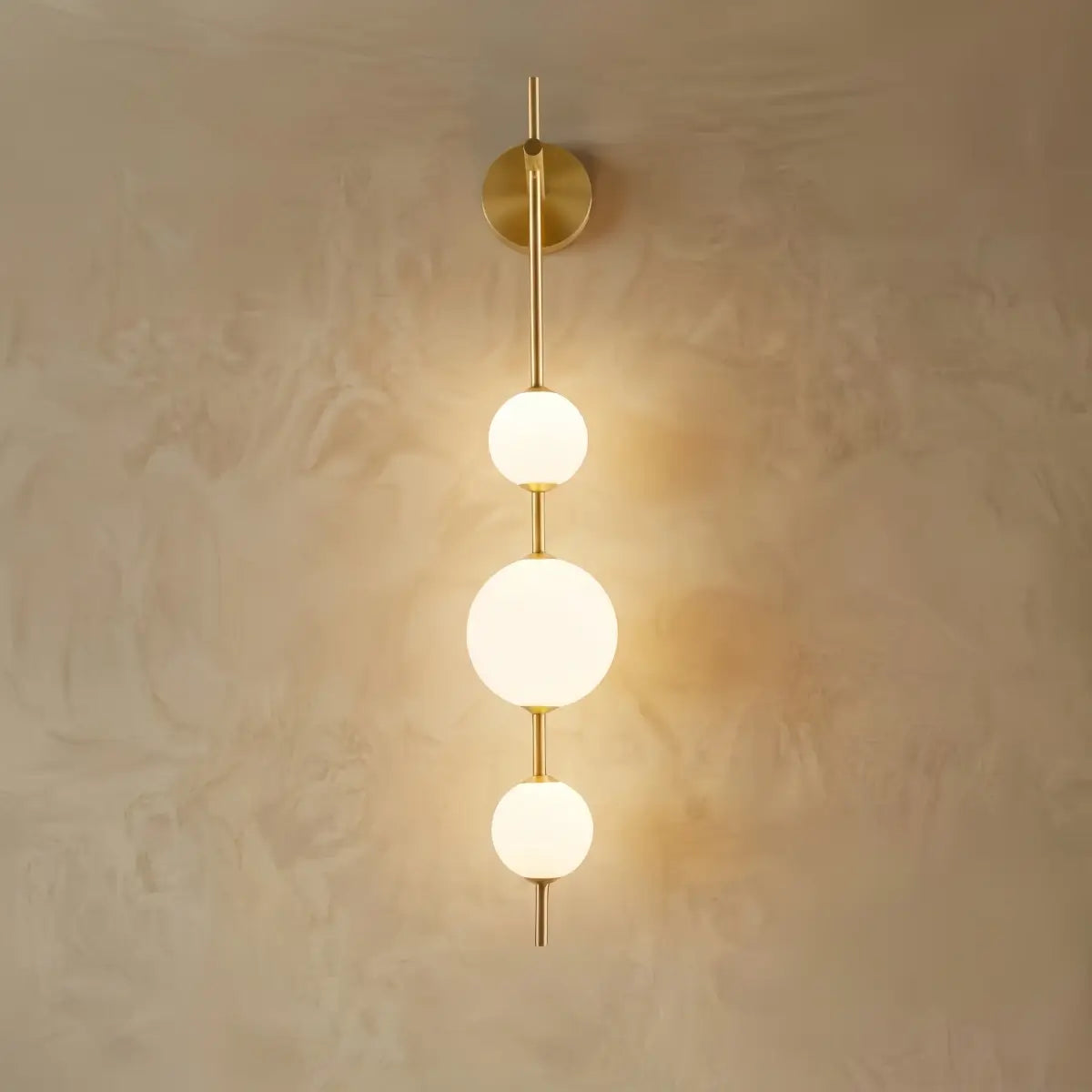 Vivara Modern Alabaster Wall Lamp -- Spheres for Living Room