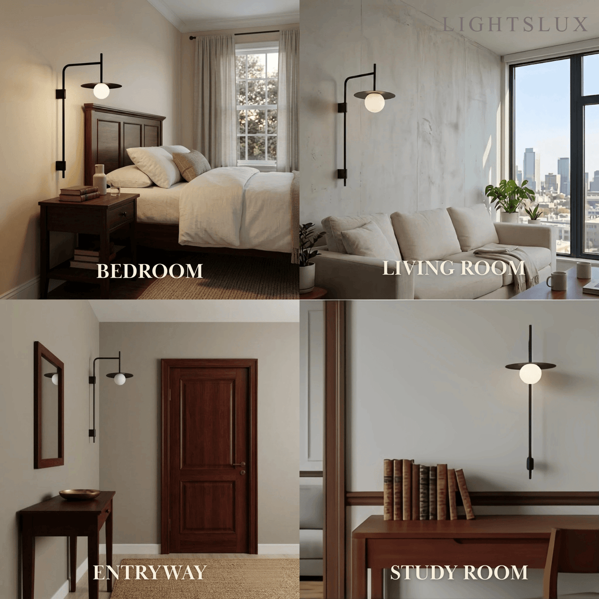 Modern Wall Sconce - Glass Metal with Dimmable G9 - Matte Black for Entryway