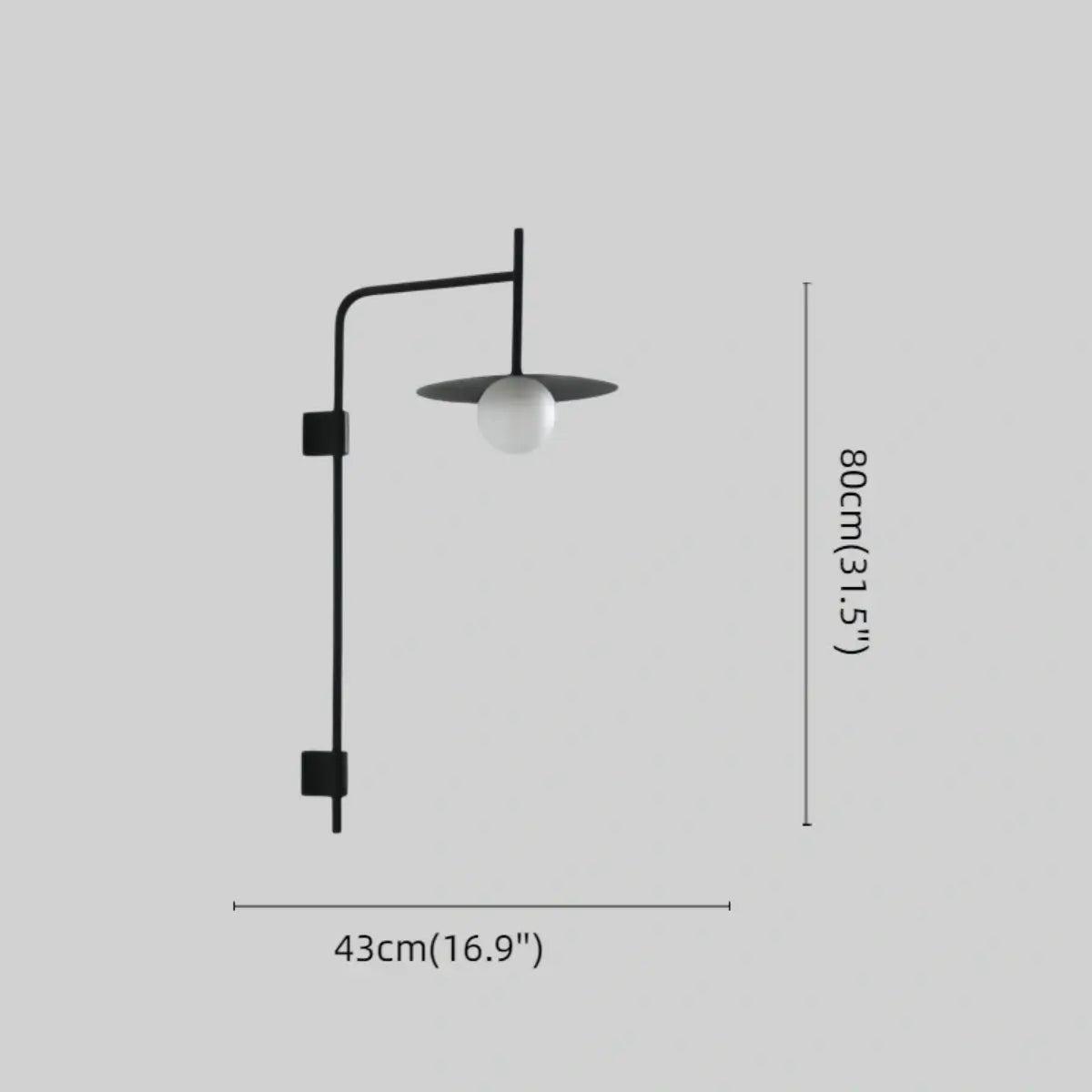 Modern Wall Sconce - Glass Metal with Dimmable G9 - Matte Black 