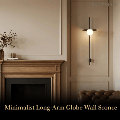Modern Wall Sconce - Glass Metal with Dimmable G9 - Matte Black