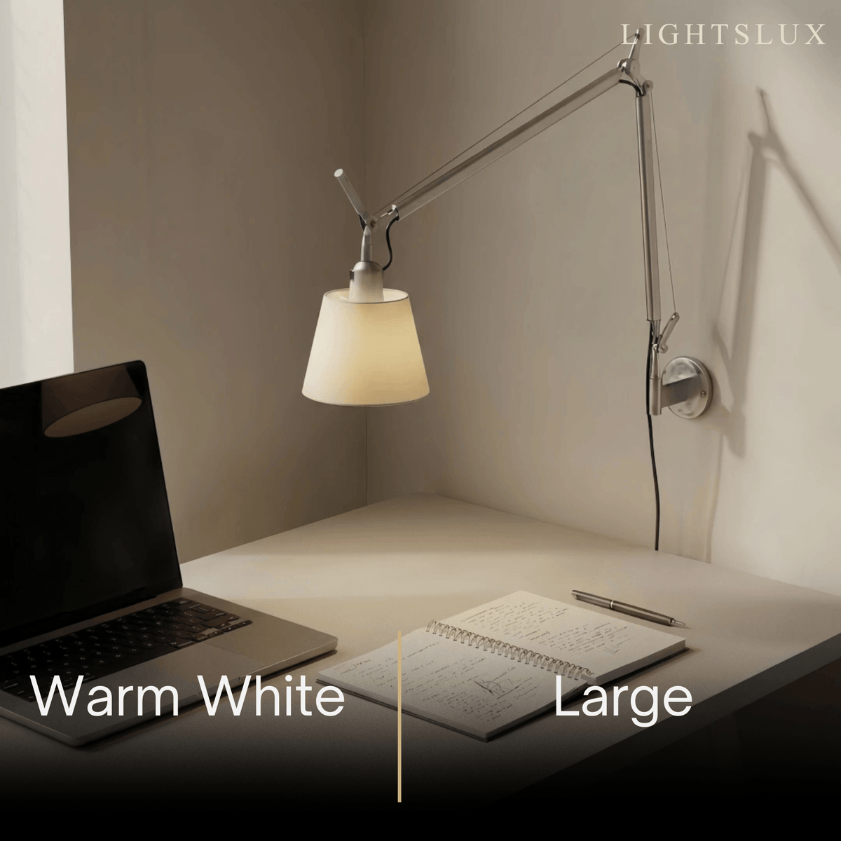 Stellar Modern Wall Lamp - Fabric Aluminum - Dual Arm for Bedroom Living Room