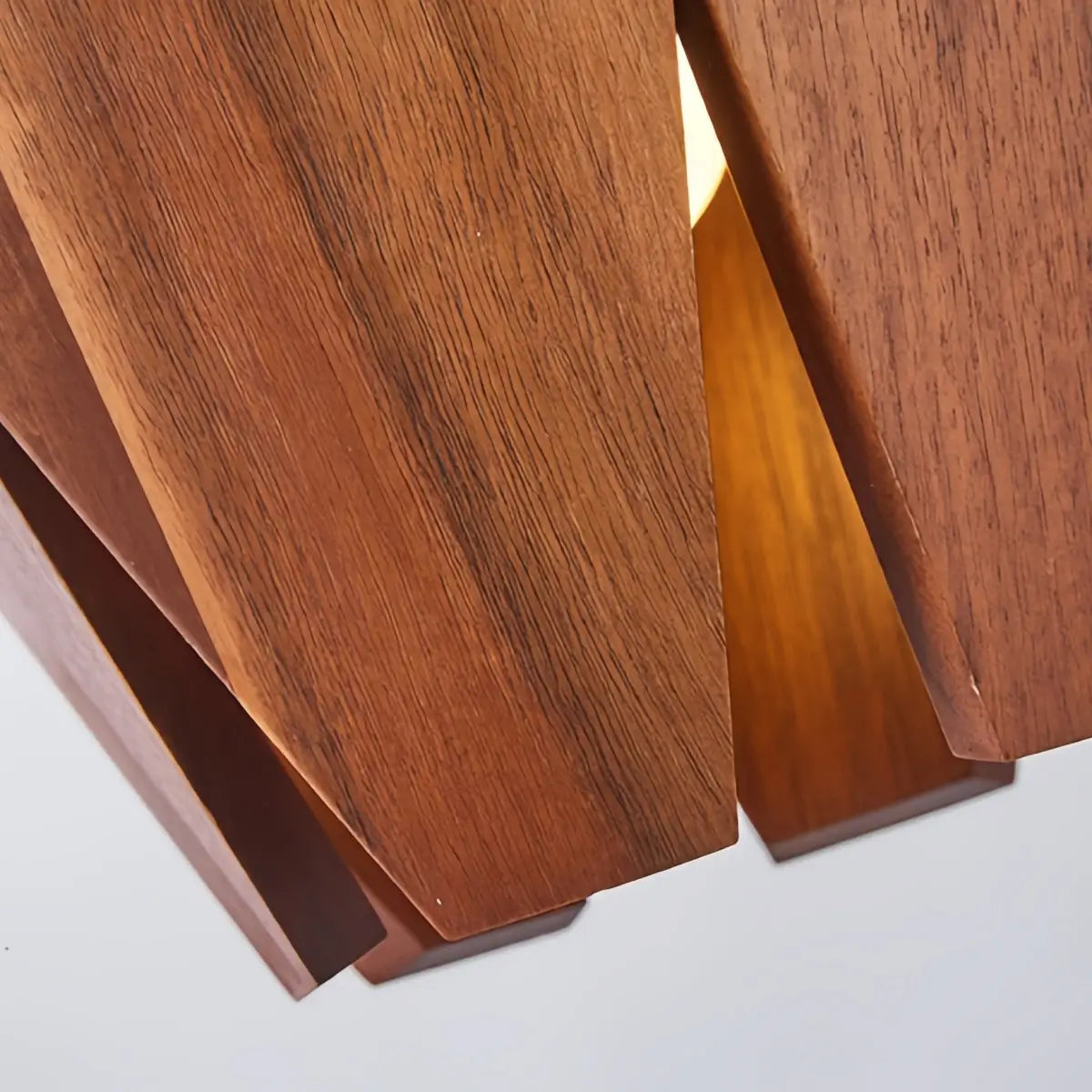 Arcato Vintage Pendant Light Wood - Walnut for Dining Room 