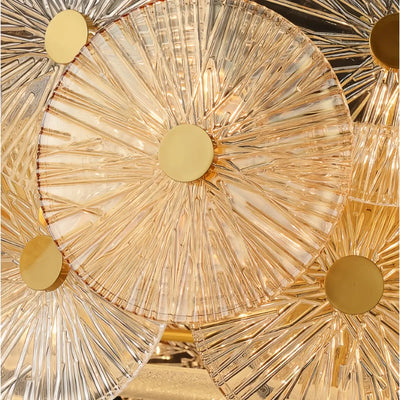 Excelis Modern Pendant Light- Glass Metal  for Dining & Living
