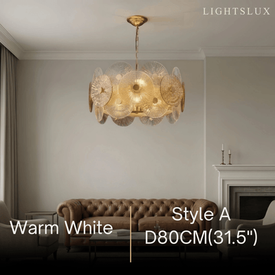 Excelis Modern Pendant Light- Glass Metal  for Dining & Living