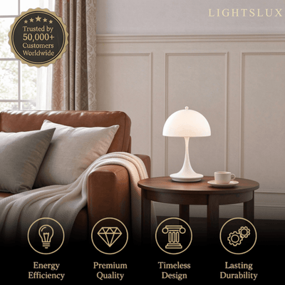 Vivara Minimalism Acrylic Table Lamp-- Touch Whiter for Be