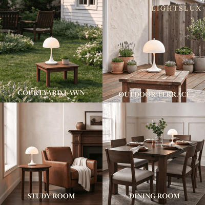 Vivara Minimalism Acrylic Table Lamp-- Touch Whiter for Bedroom