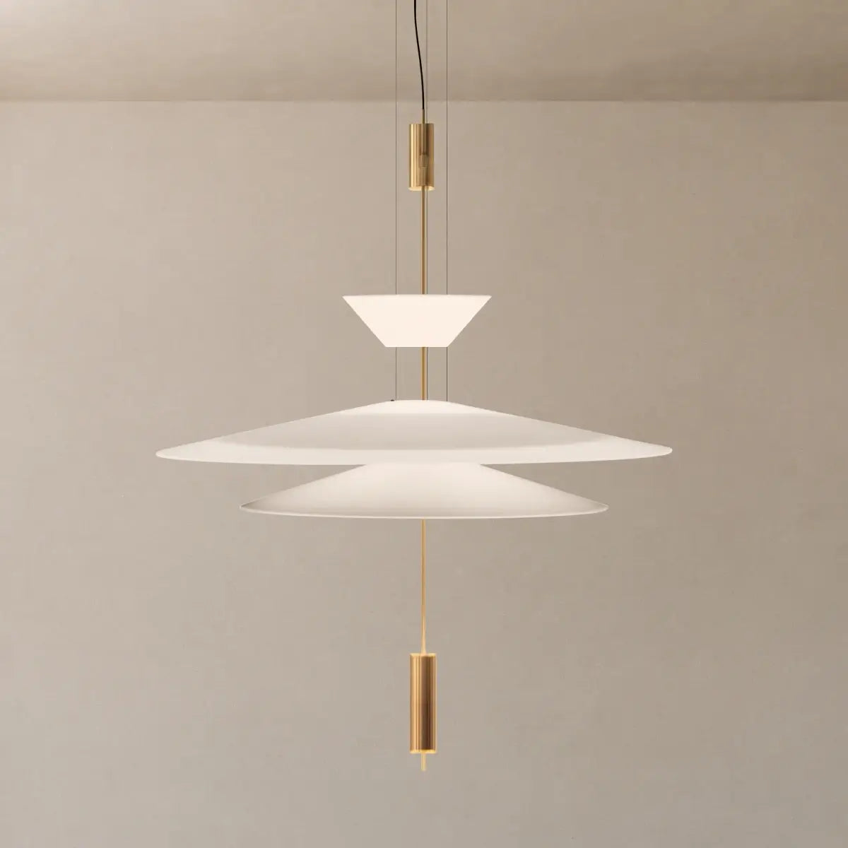 Nebula Modern Acrylic Chandelier – Multi-Tier Disc for Dining T