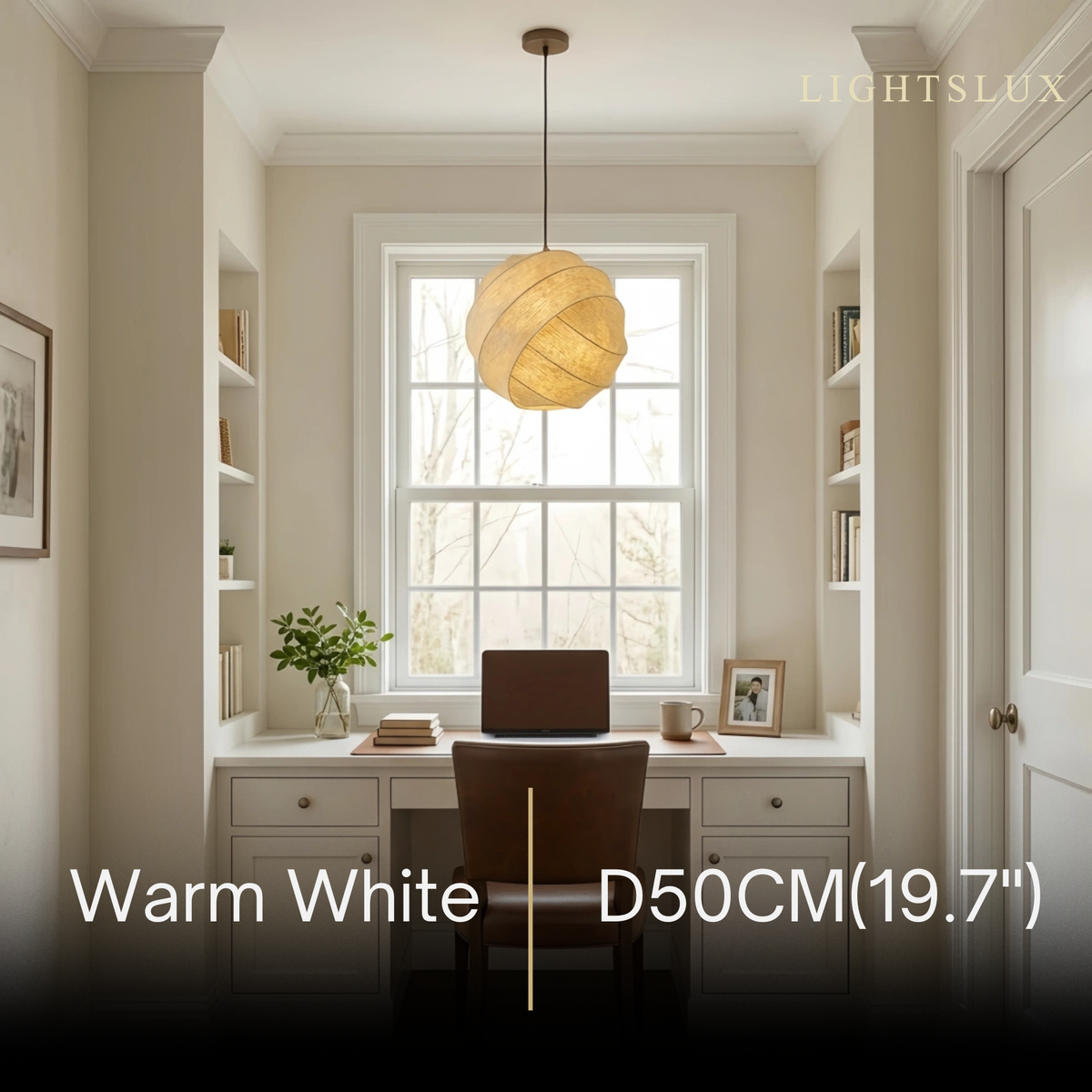 Sandora_Silk_Pendant_Light_--_White_Natural_Mulberry_for_Study_Room