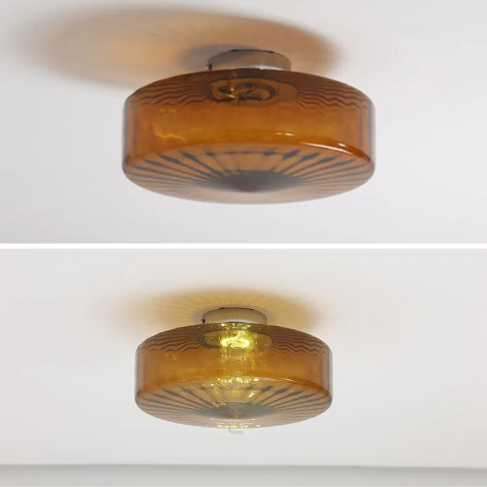 Modern Round Flush Mount Ceiling Light 