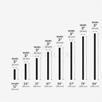 Arcato Modern Outdoor LED Wall Light with Sensor - in 8 Size for Outdoor