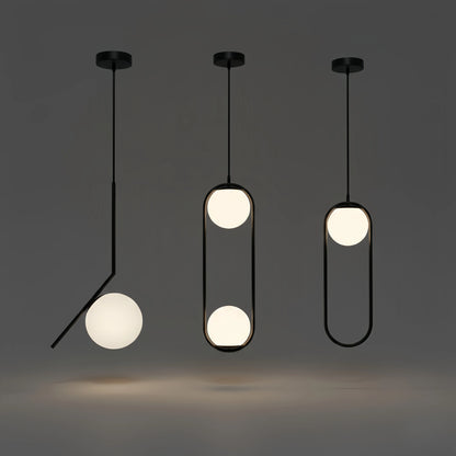 Velora Nordic Black/Gold Pendant Light in 5 Style for Dining Room/Living Room