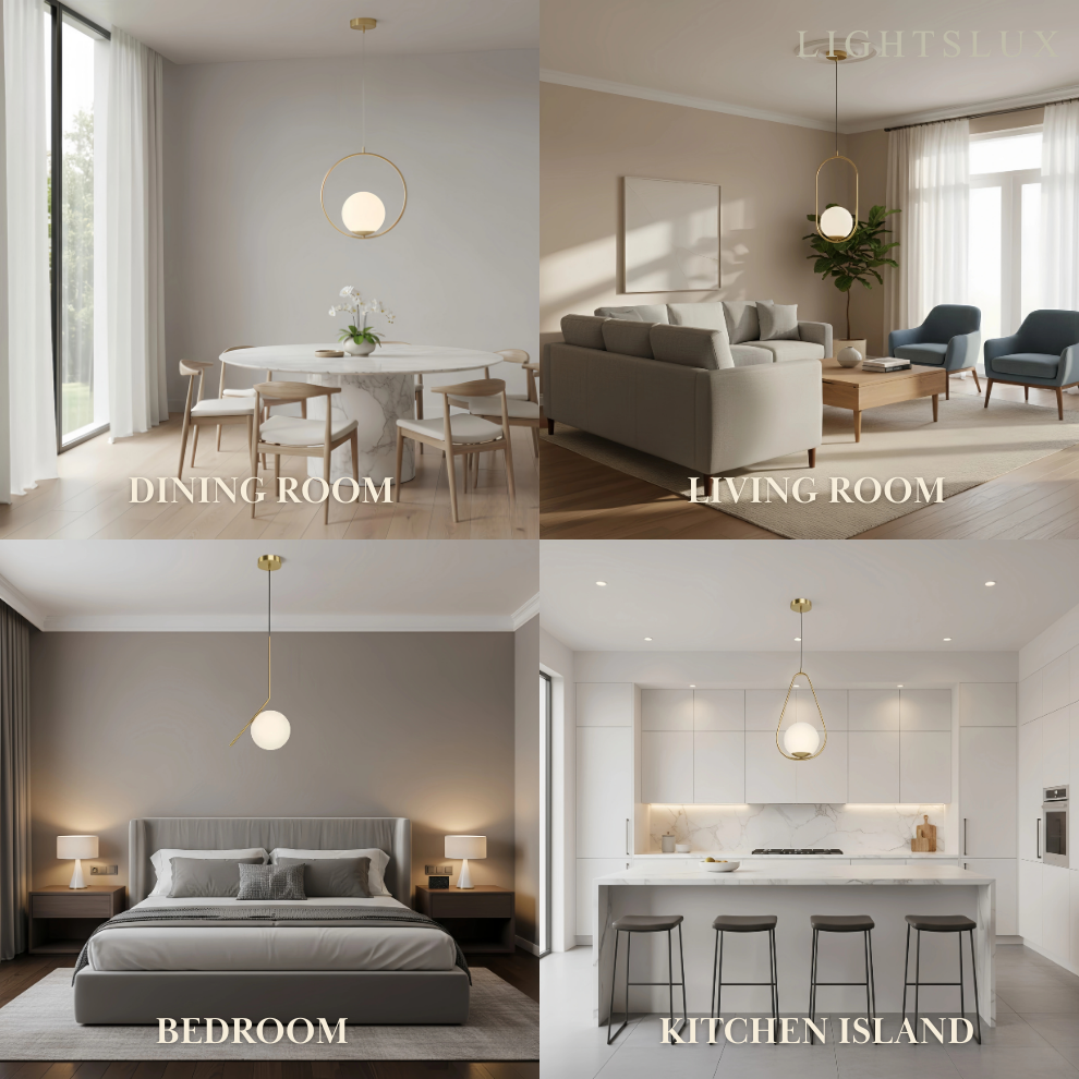 Pendant Light in 5 Style for Dining Room/Living Room