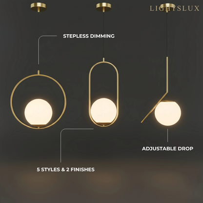 Pendant Light in 5 Style for Dining Room/Living Room