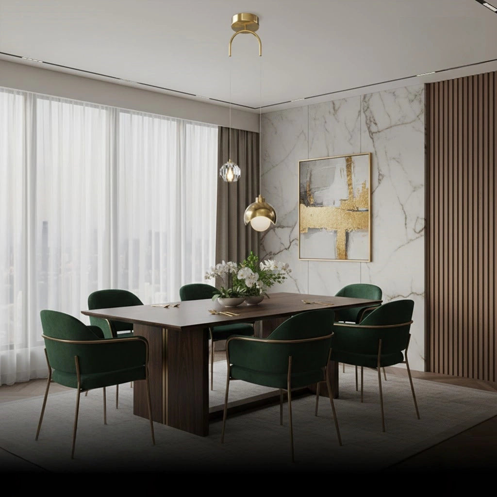 Arcato Modern Crystal Pendant Light for Dining Room/Living Room/Bedroom