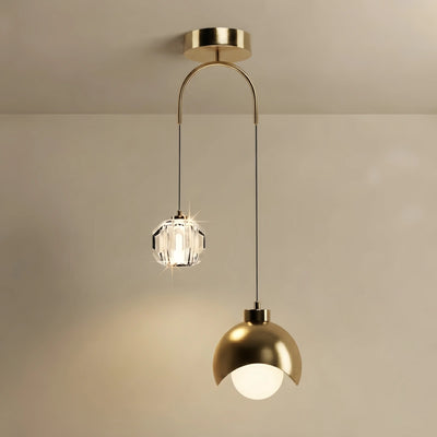 Arcato Modern Crystal Pendant Light for Dining Room/Living Room/Bedroom