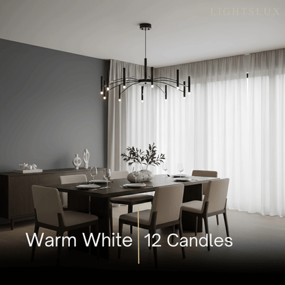 LZ-004Contemporary Candle Chandelier with Adjustable