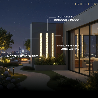 Art Deco Waterproof Wall Light in 8 Size for Yard/Terrace