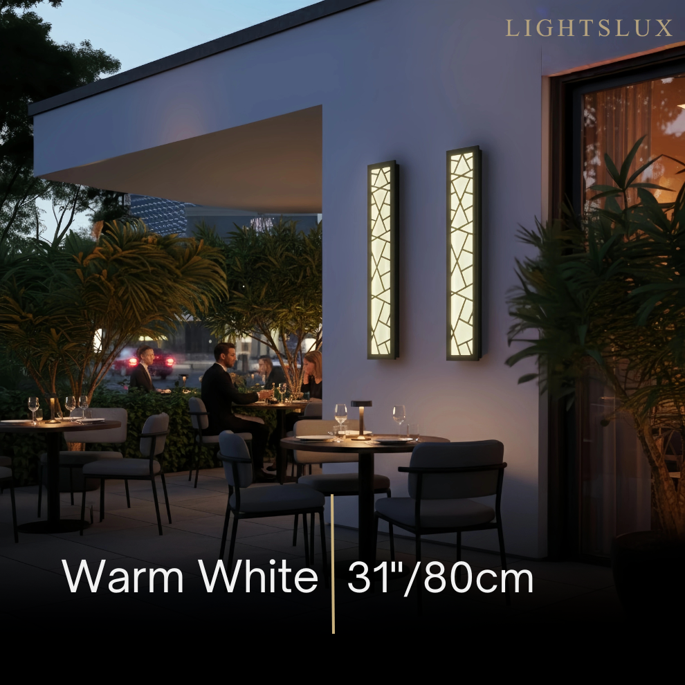 Art Deco Waterproof Wall Light in 8 Size for Yard/Terrace