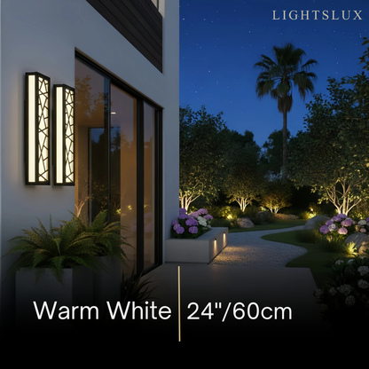 Art Deco Waterproof Wall Light in 8 Size for Yard/Terrace