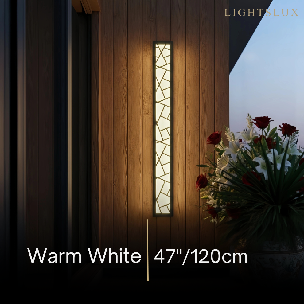 Art Deco Waterproof Wall Light in 8 Size for Yard/Terrace