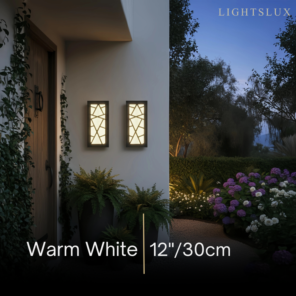 Art Deco Waterproof Wall Light in 8 Size for Yard/Terrace