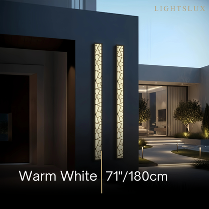 Art Deco Waterproof Wall Light in 8 Size for Yard/Terrace