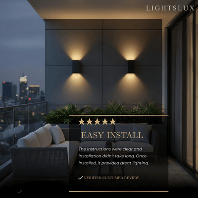 Minimalist Outdoor Wall Lamp-Waterproof for Outdoor/Exterwall