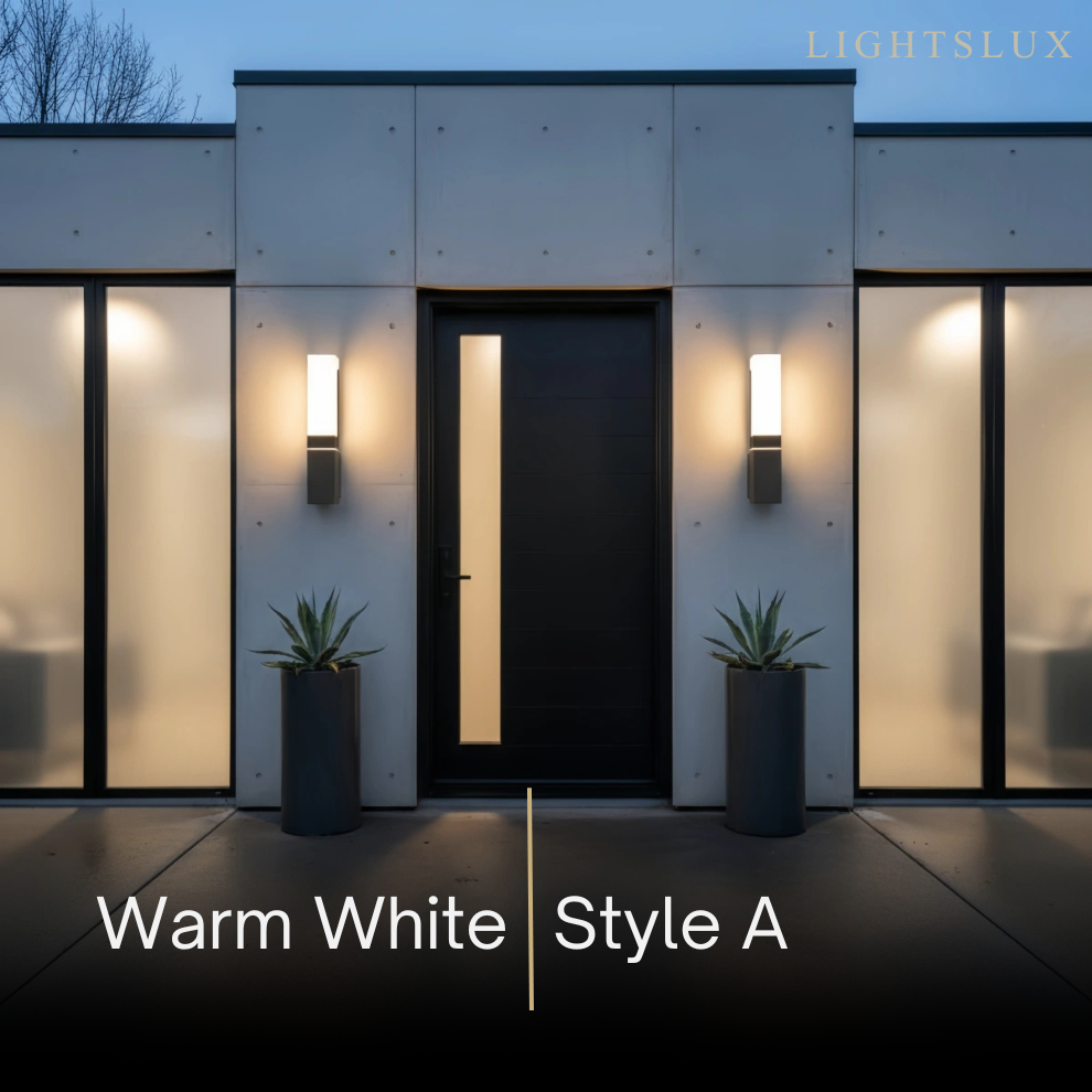 Arcato Minimalist Wall Lamp, 2 Style,for Indoor/Outdoor Space