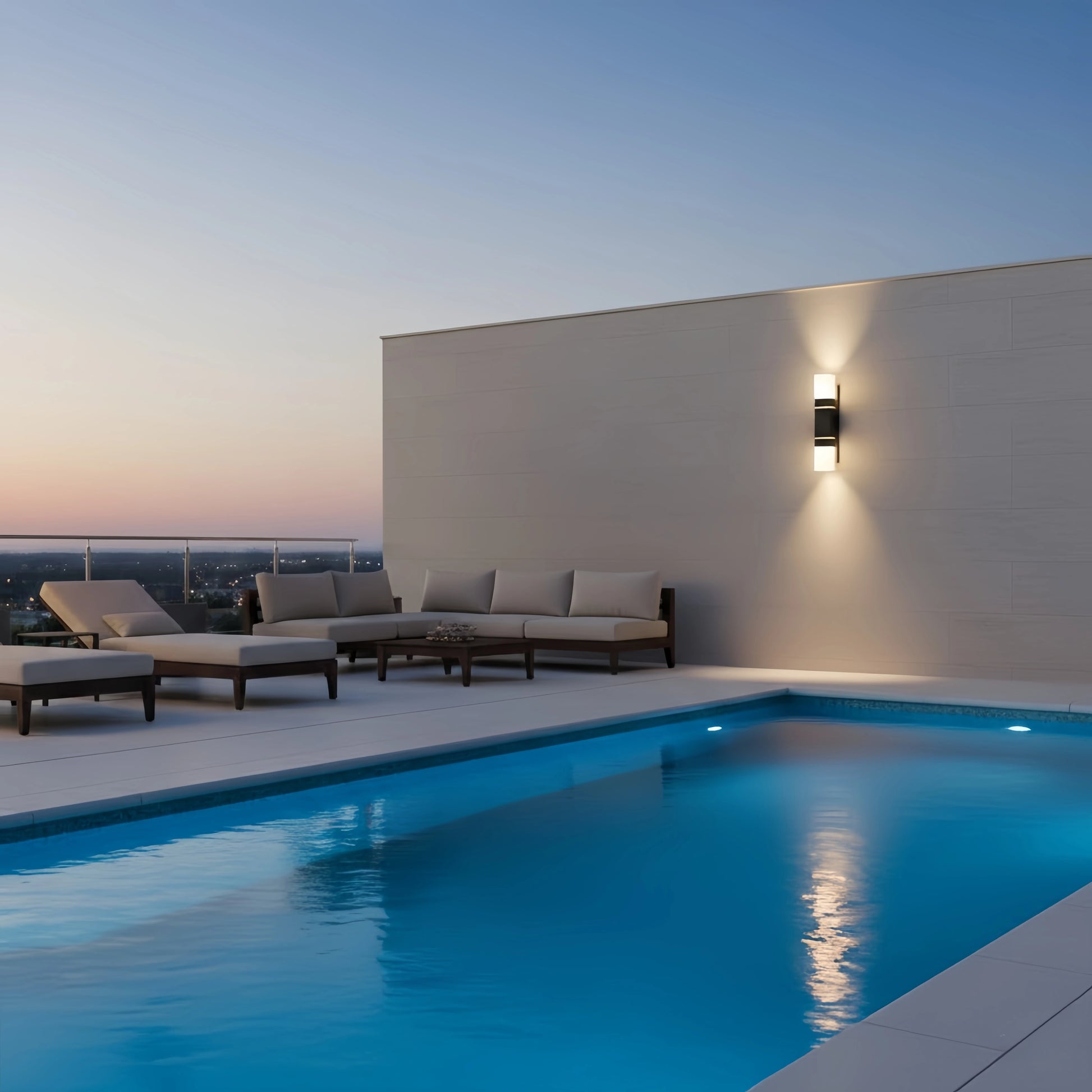 Arcato Minimalist Wall Lamp, 2 Style,for Indoor/Outdoor Space