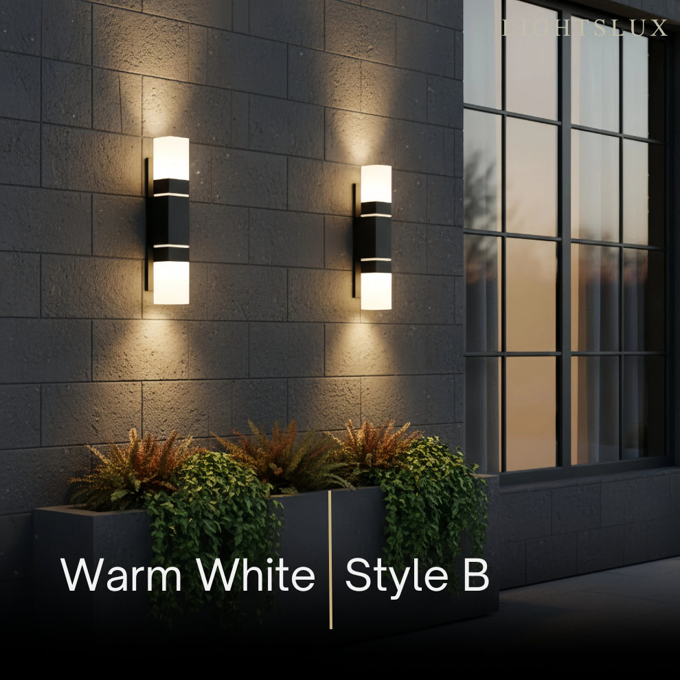Arcato Minimalist Wall Lamp, 2 Style,for Indoor/Outdoor Space