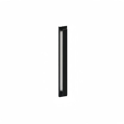  Modern Black Outdoor Wall Light with Vertical COB LED, Waterproof Exterior Sconce for Entryway & Patio