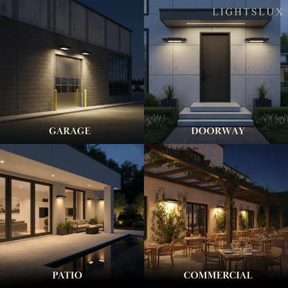 Arcato Modern Waterproof Wall Sconce, 2 Size,for Tarrace/Garden