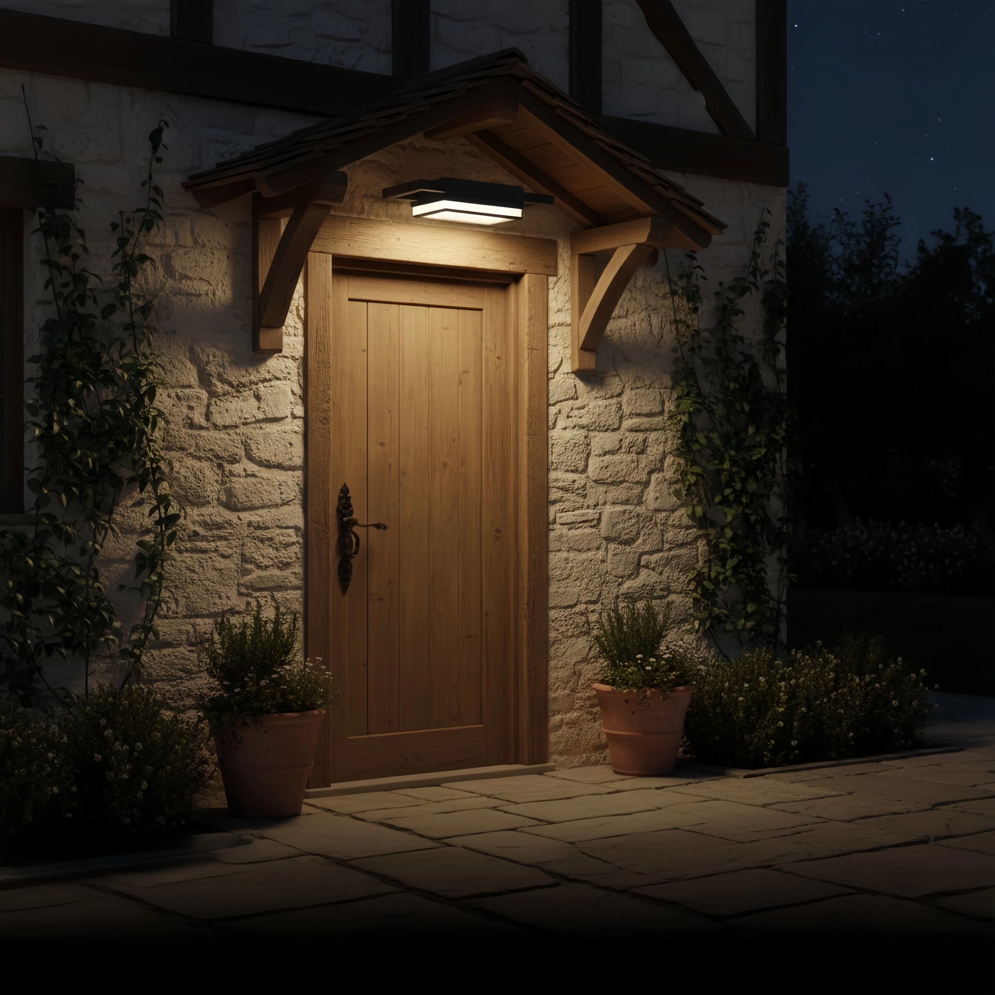 Arcato Modern Waterproof Wall Sconce, 2 Size,for Tarrace/Garden