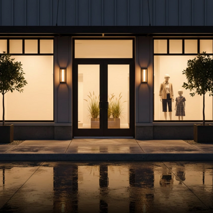 Modern Outdoor Solar Wall Light-Waterproof for Yard/Lawn